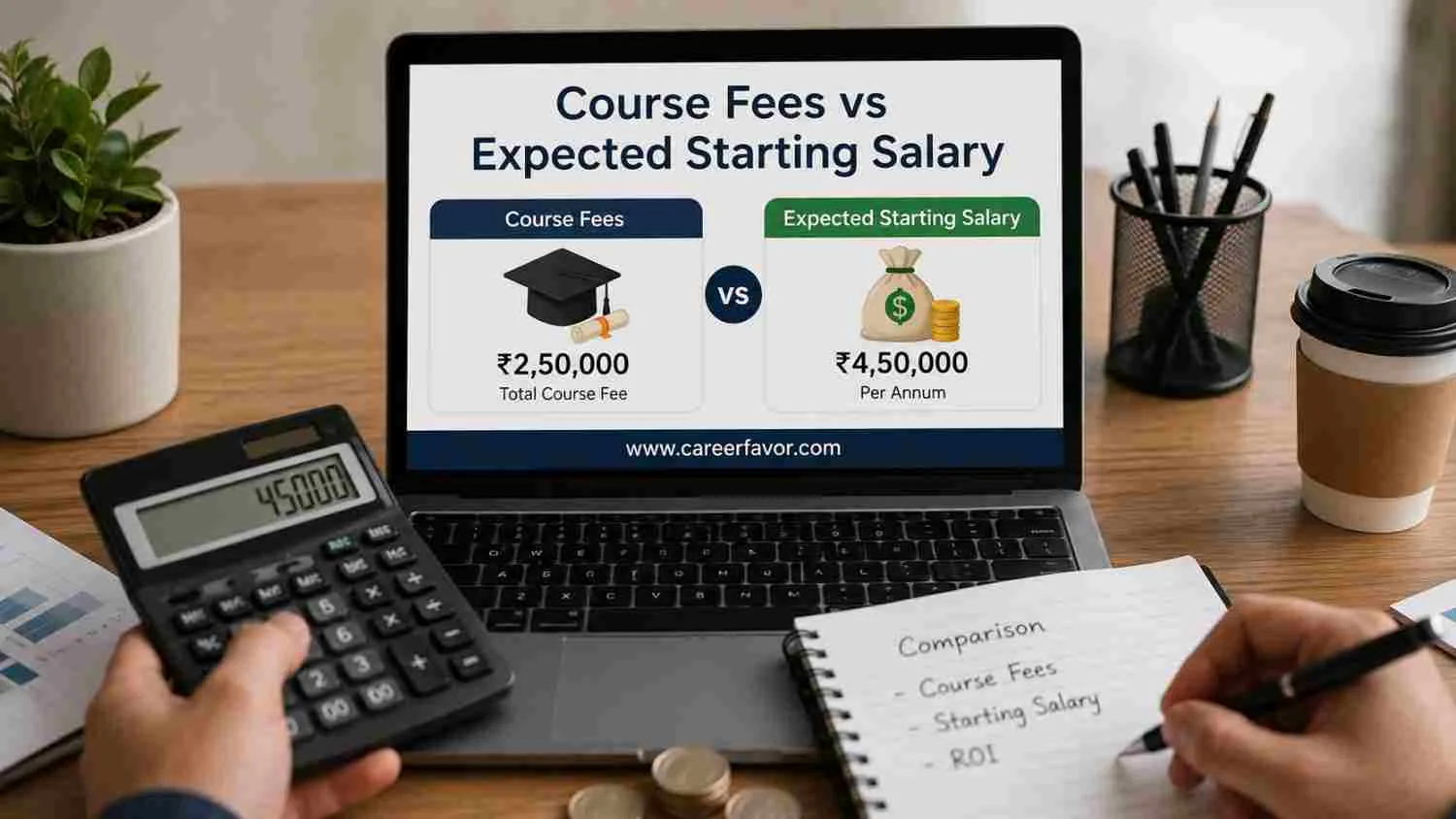 How Do You Compare Course Fees With Expected Starting Salary?