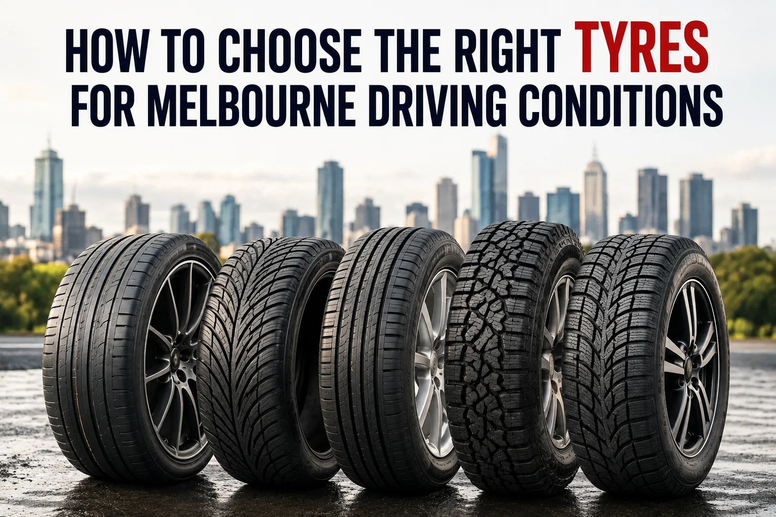 How to Choose the Right Tyres for Melbourne Driving Conditions