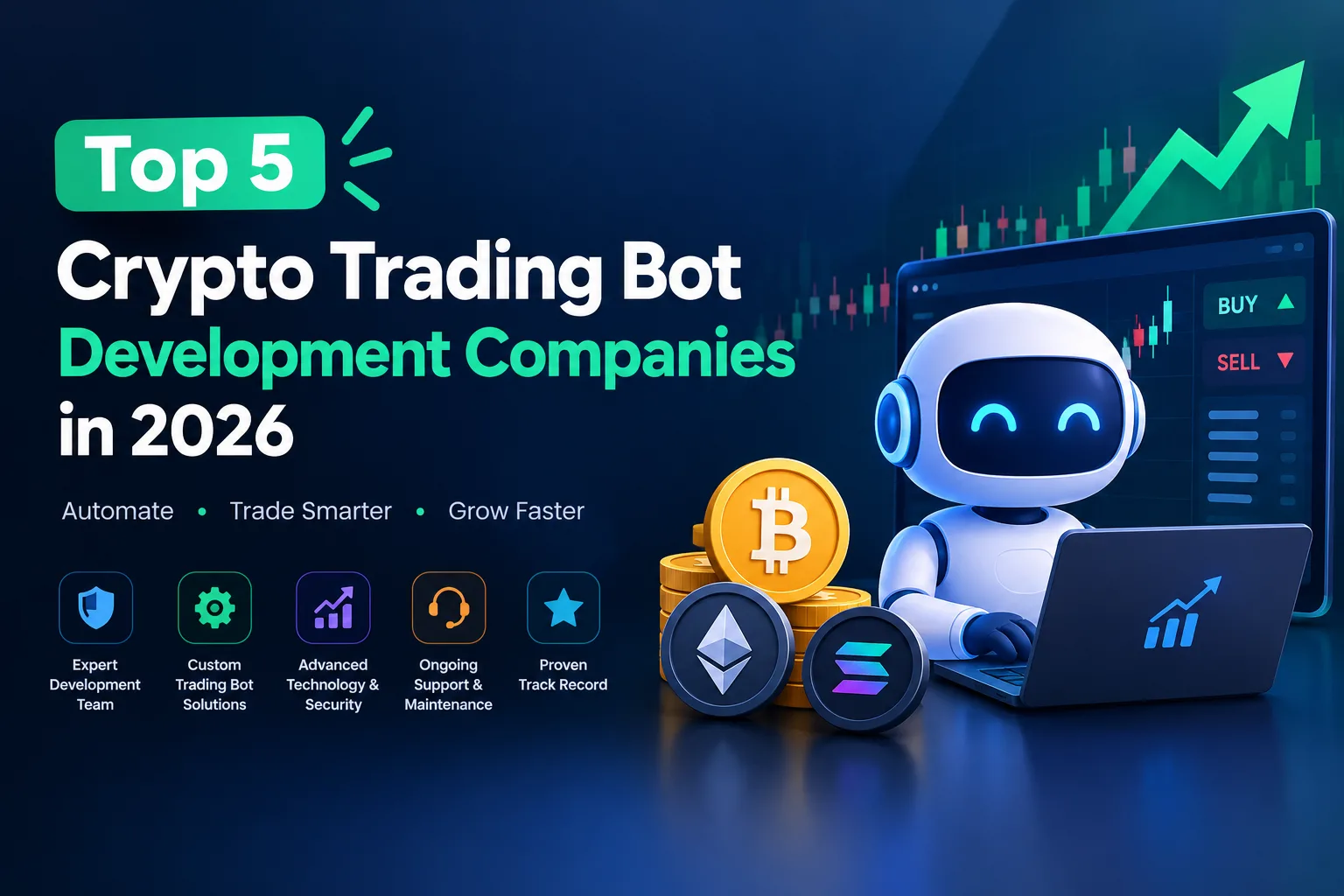 Top 5 Crypto Trading Bot Development Companies in 2026