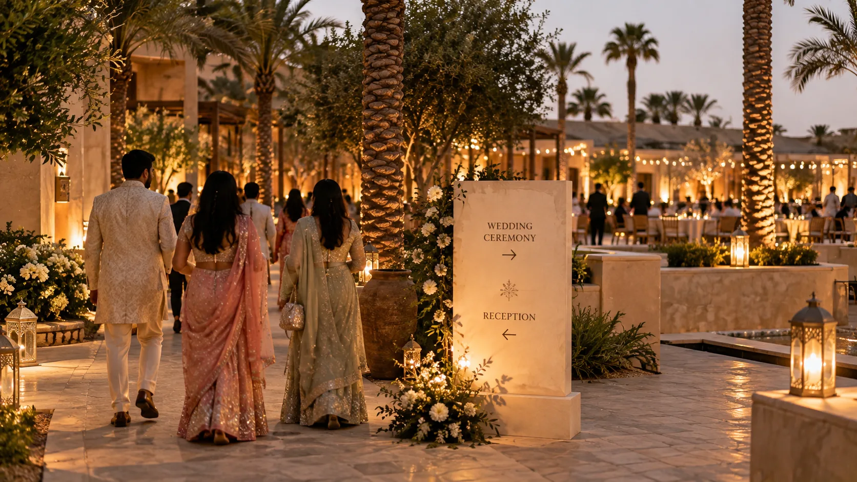 Destination Wedding in Ras Al Khaimah: How to Plan Wedding Signage That Keeps Guests Moving Smoothly