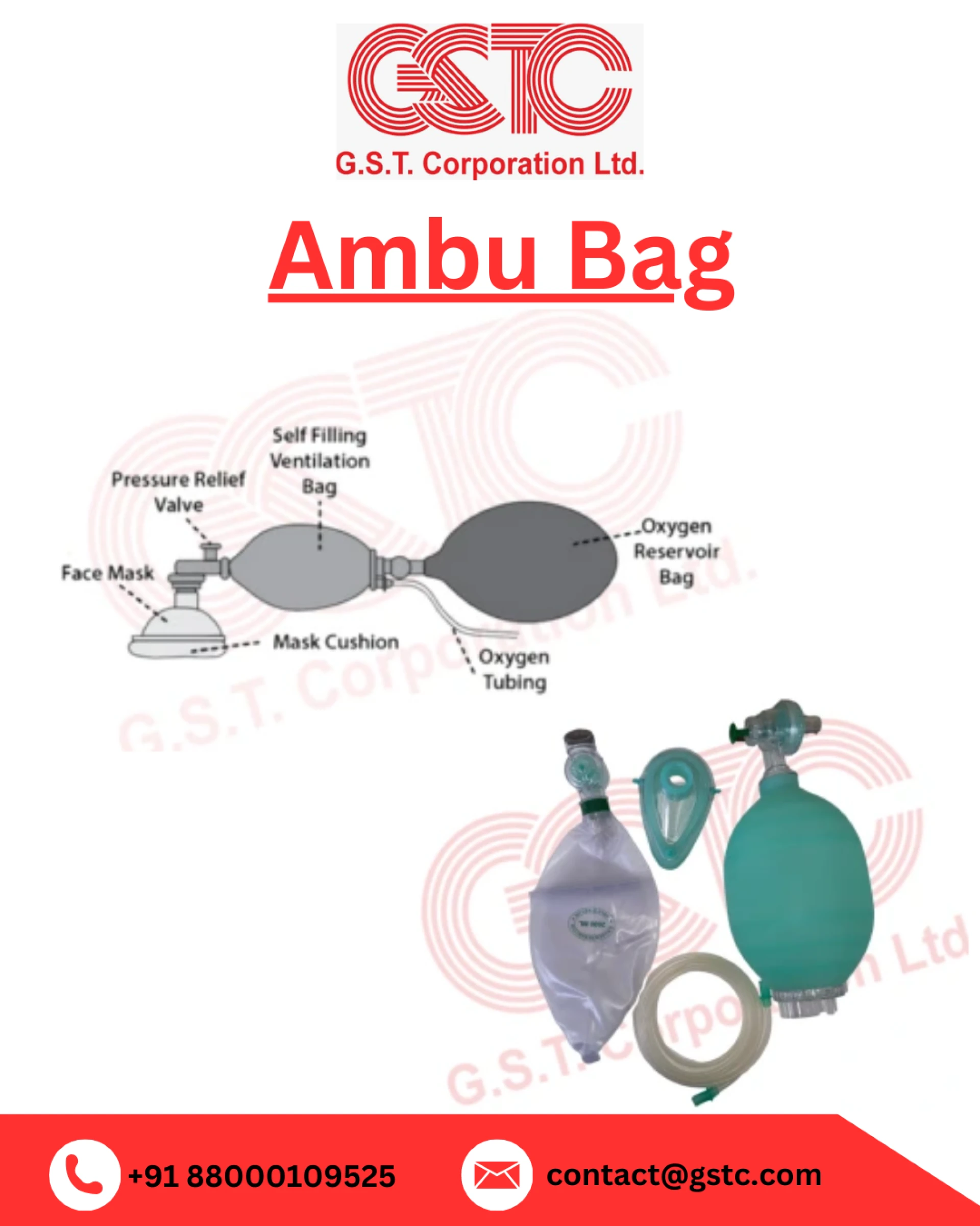 High-Quality Silicone Resuscitator for Patient Care
