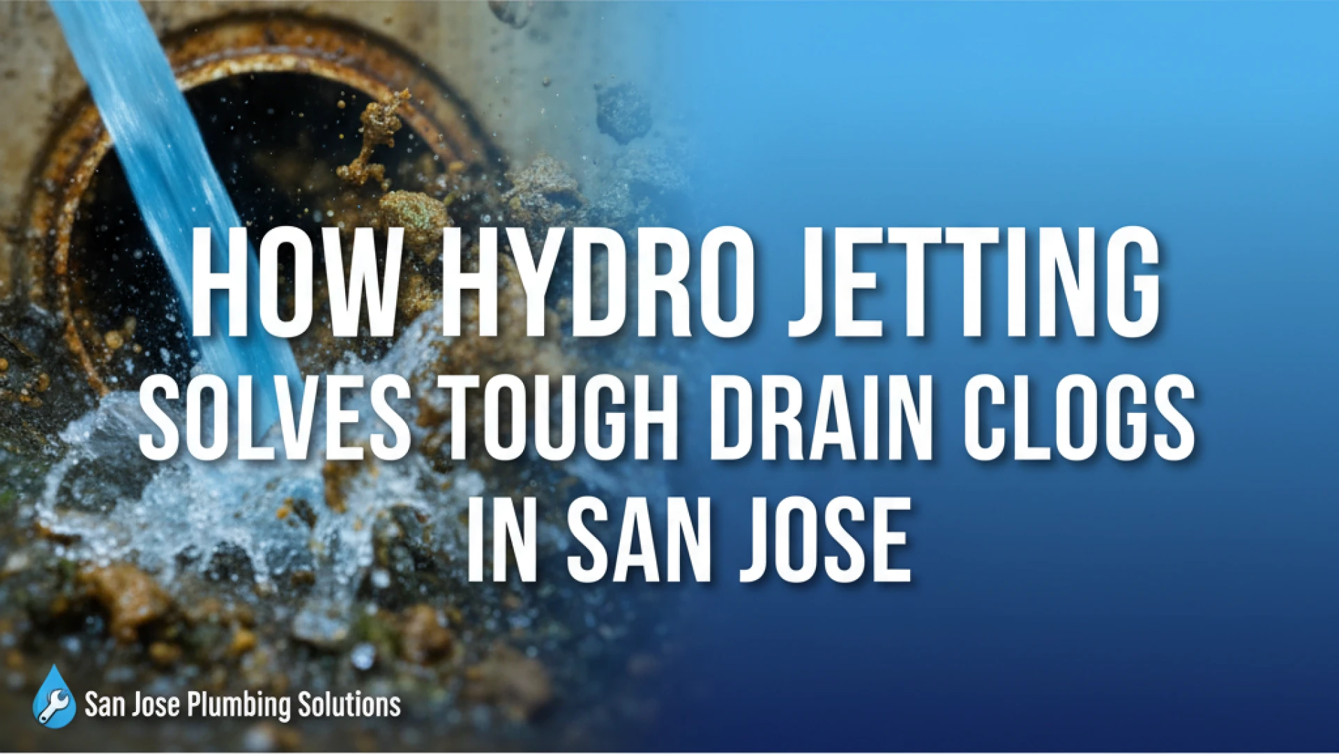 How Hydro Jetting Solves Tough Drain Clogs in San Jose