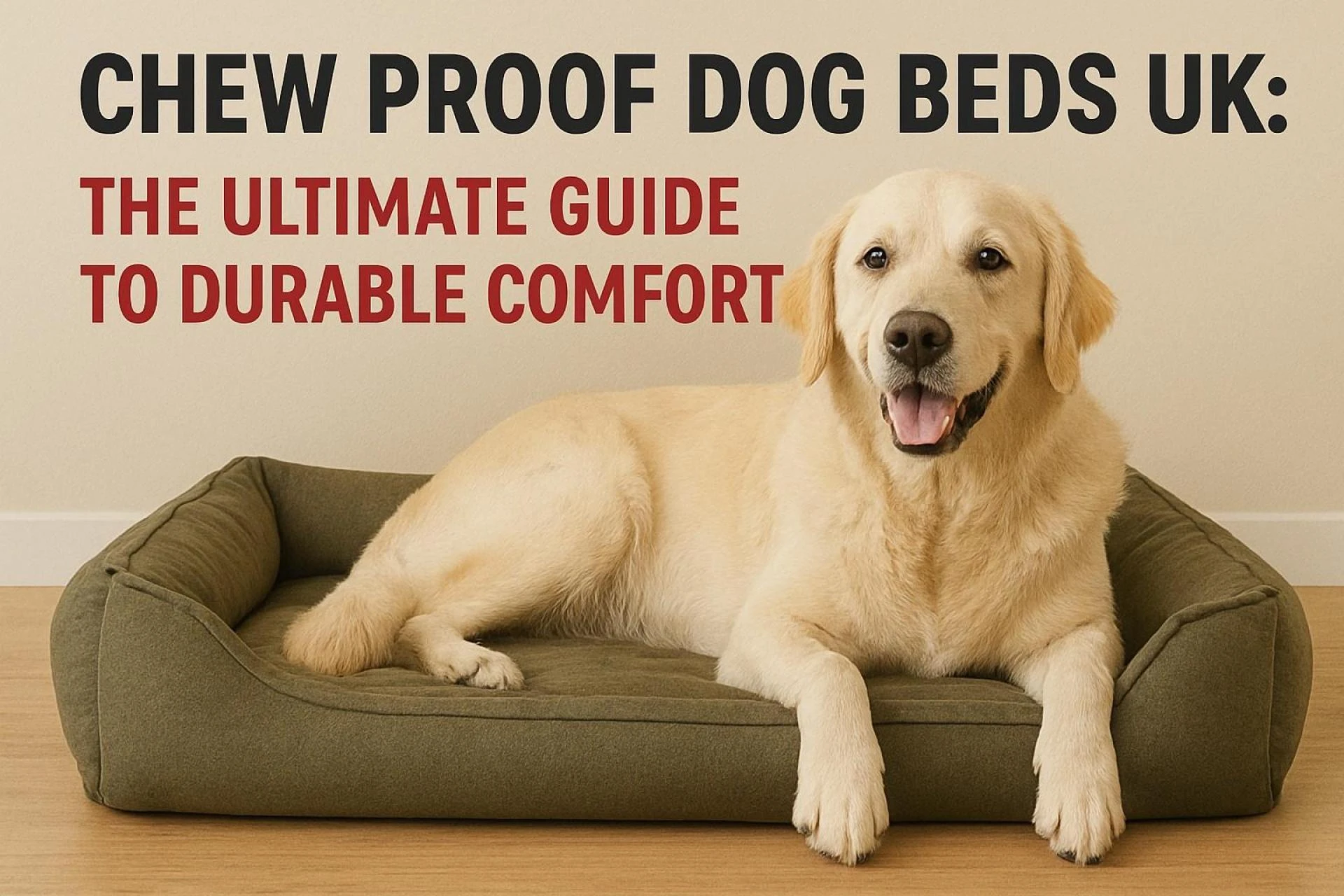 Chew Proof Dog Beds UK: The Ultimate Guide to Durable Comfort