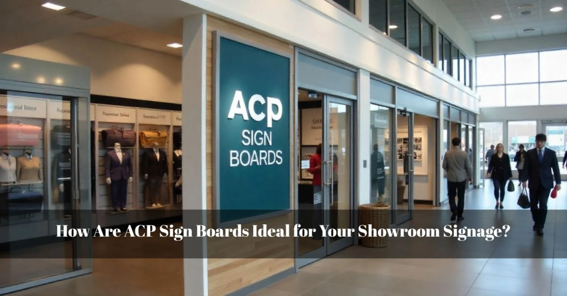How Are ACP Sign Boards Ideal for Your Showroom Signage?