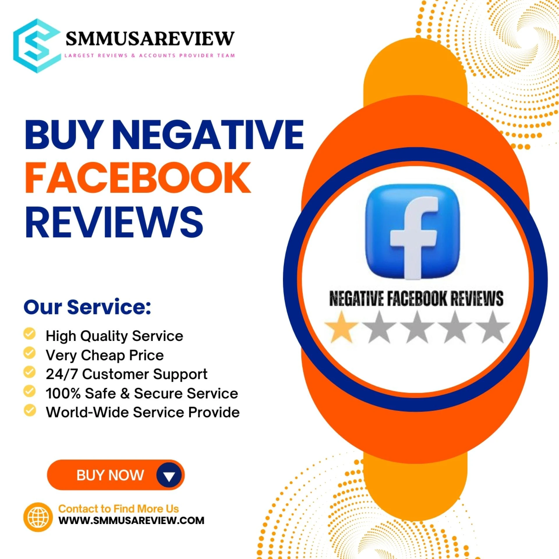 Best 100 Site to Buy Negative Facebook Reviews