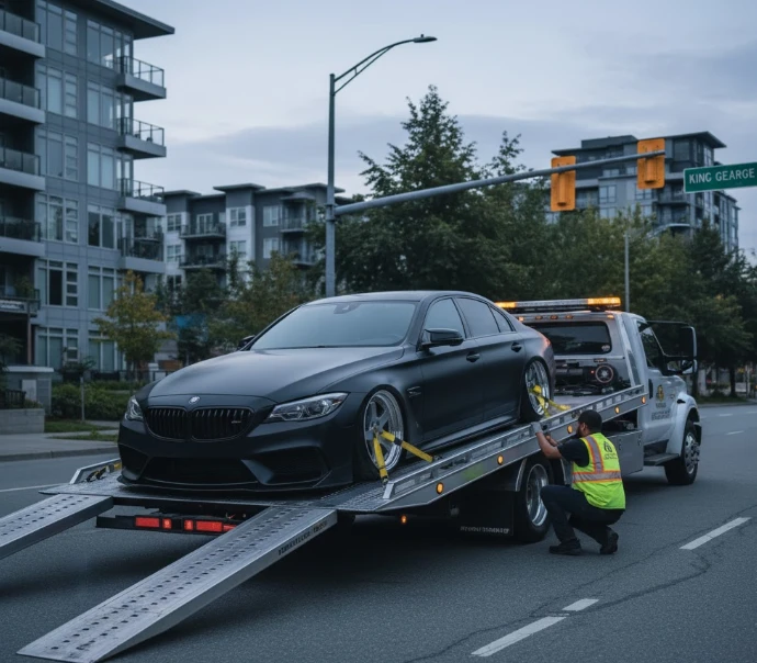 How AJP 24X7 Towing Handles Lowered Vehicle Towing in Urban Zones