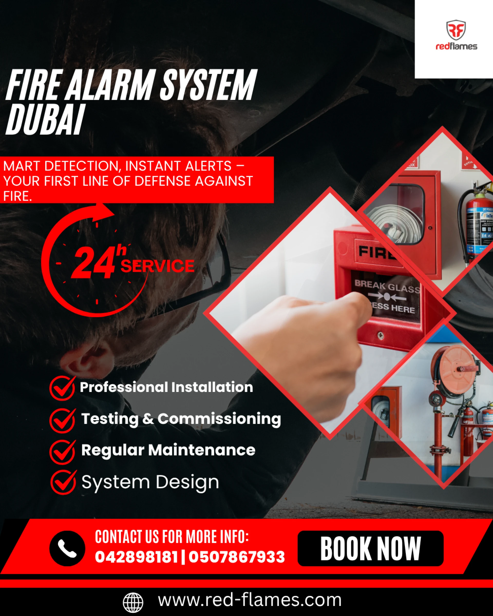 Fire and Safety Companies in Dubai — Why Red Flames Fire Protection Solutions LLC Stands Out as a Market Leader