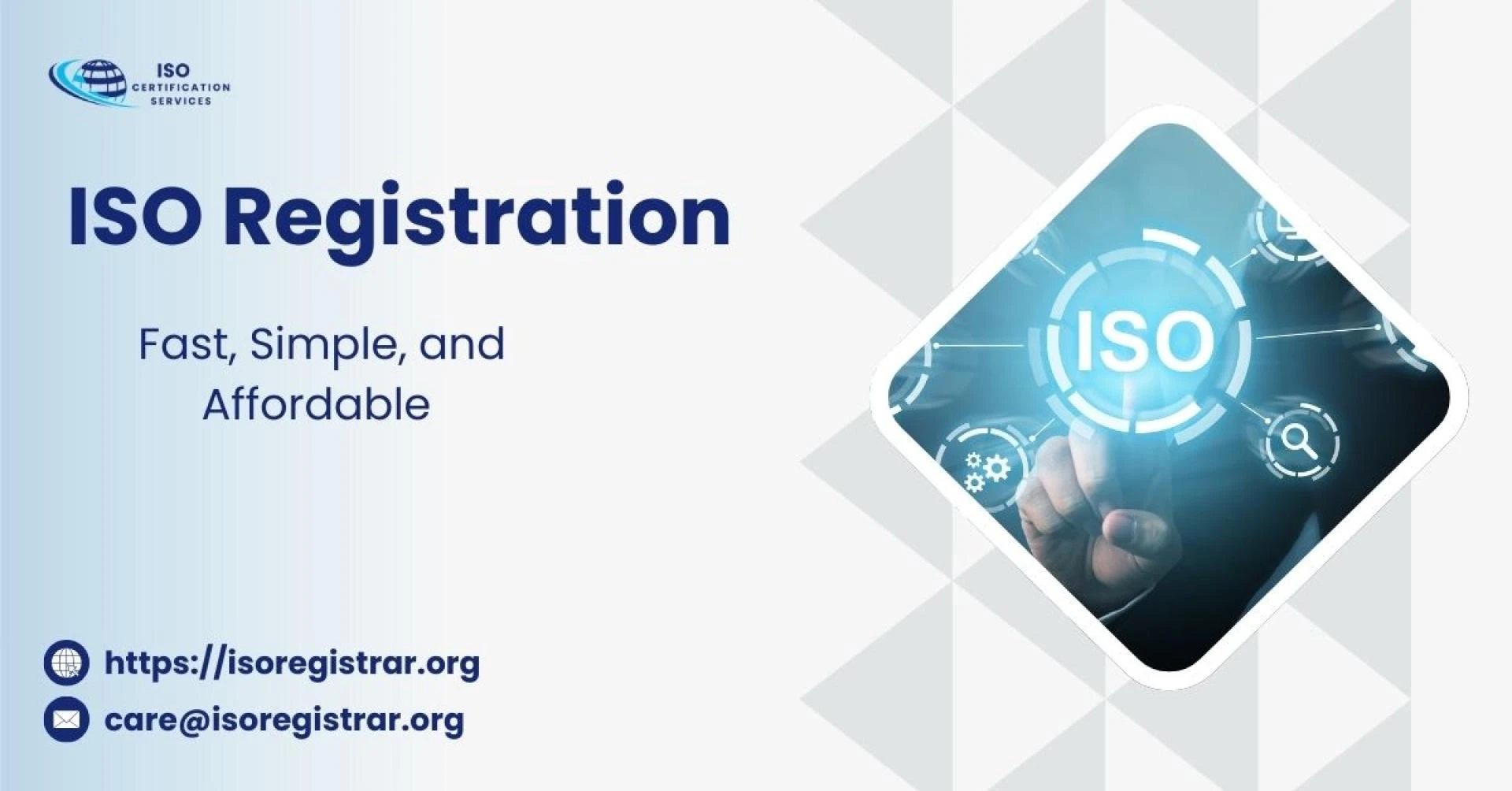 Fast, Simple, and Affordable ISO Registration