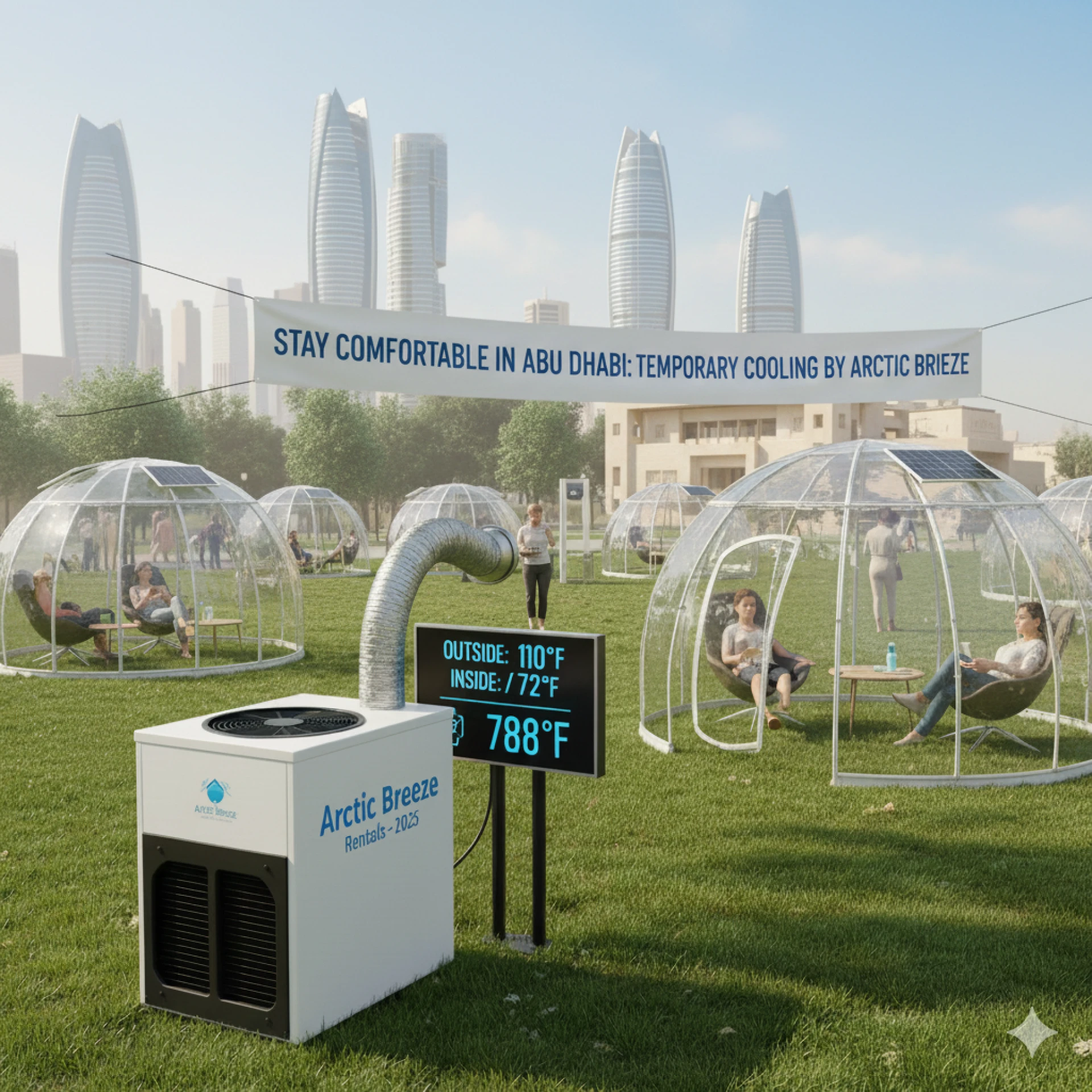 Stay Comfortable in Abu Dhabi with Temporary Air Conditioning Solutions