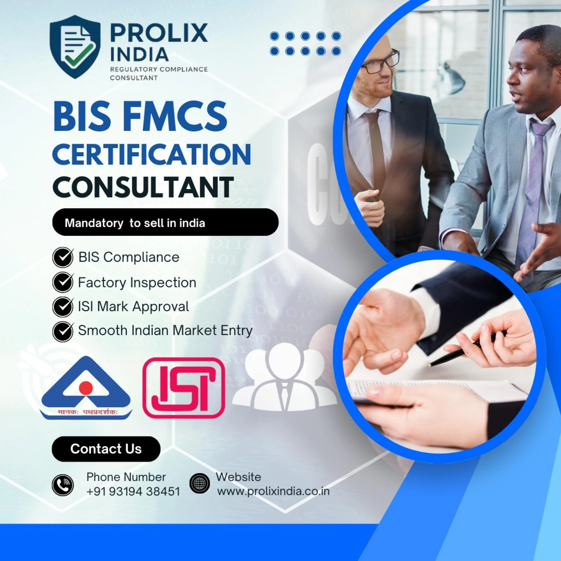 BIS FMCS Certification for Foreign Manufacturers – Complete Compliance Support