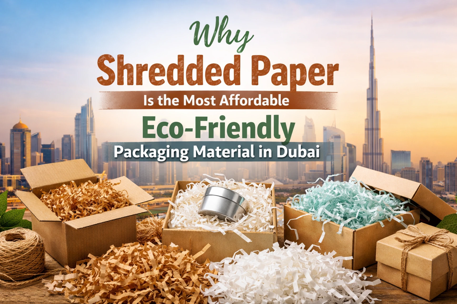 Why Shredded Paper Is the Most Affordable Eco-Friendly Packaging Material in Dubai
