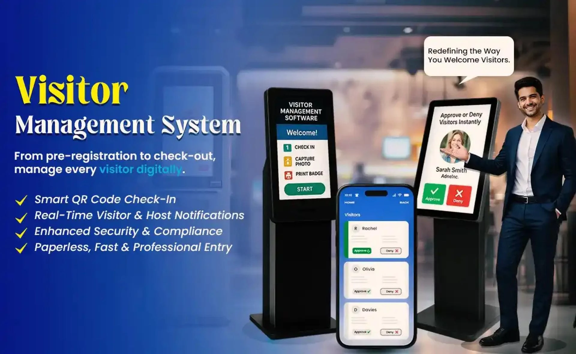 Visitor Management System: A Smart Solution for Modern Workplaces