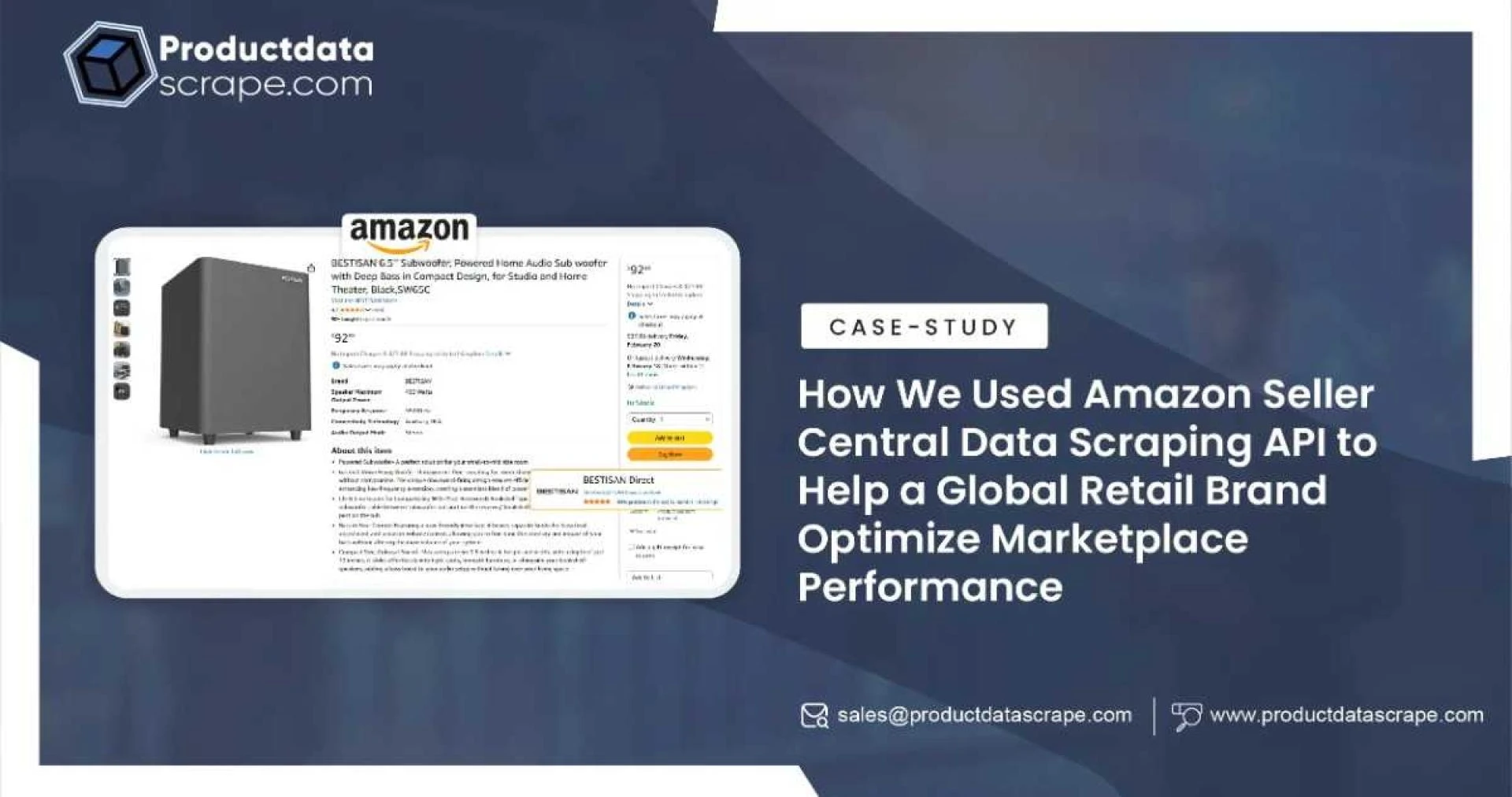 Amazon Seller Central Data Scraping API