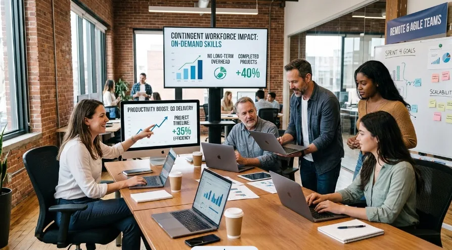 How a Contingent Workforce Can Boost Productivity Without Increasing Overhead