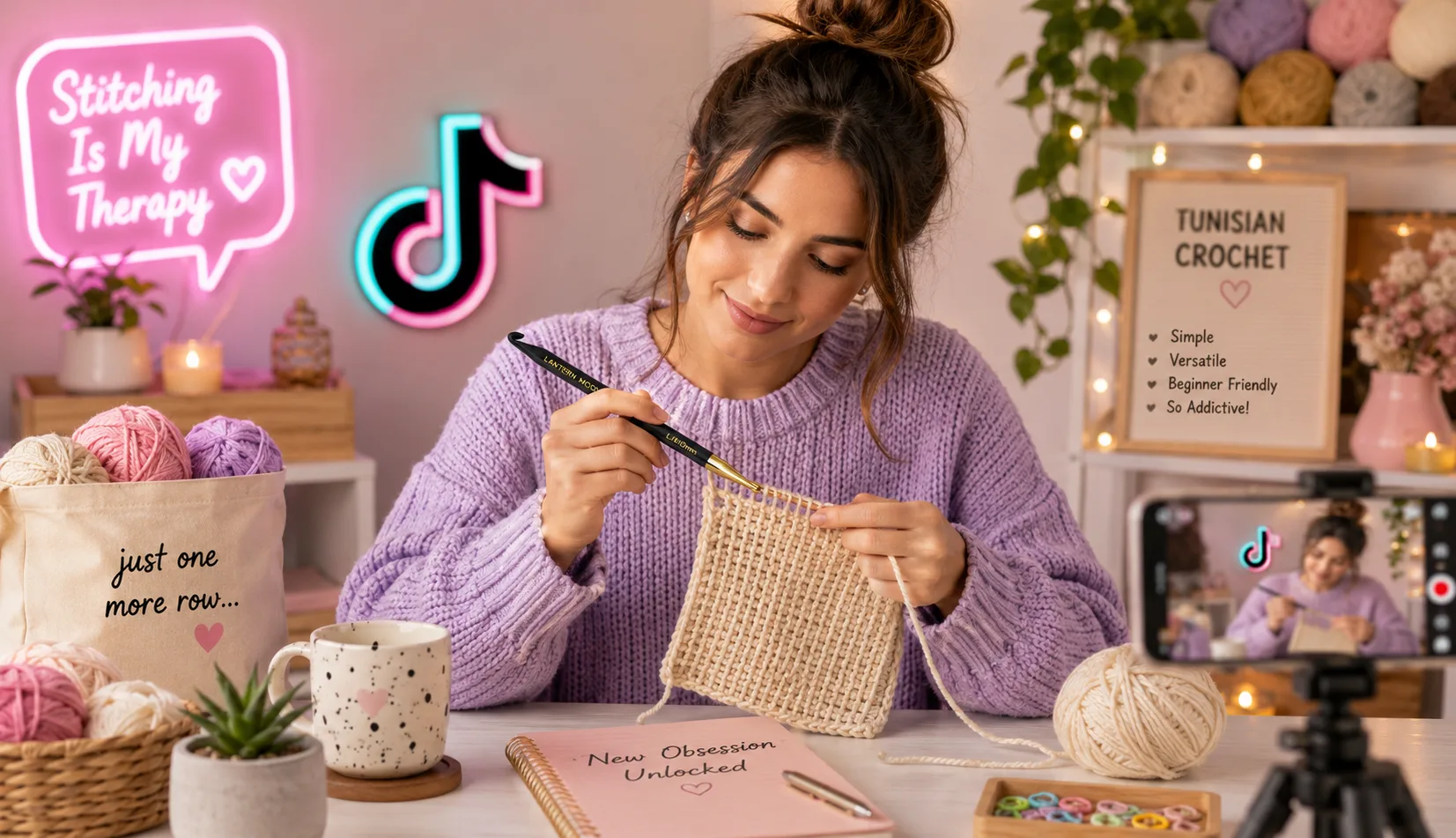 Tunisian Crochet Is Trending on TikTok — Here's Why It's Not Just Regular Crochet