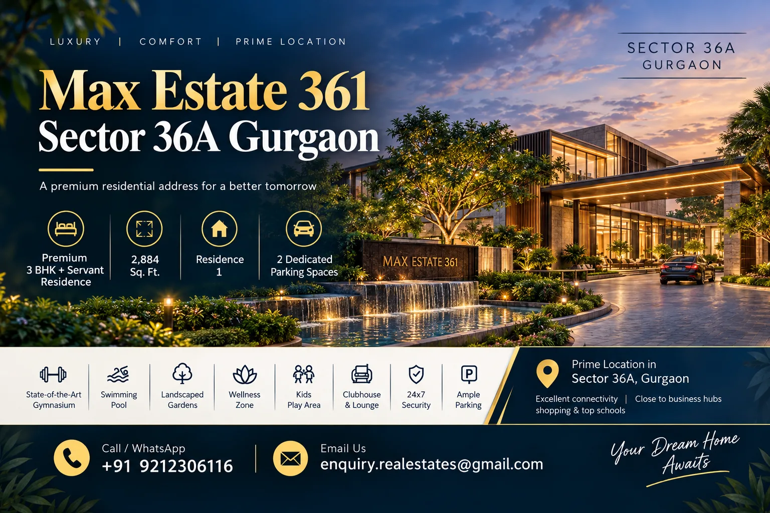Max Estate 361 Sector 36A Gurgaon Home Guide