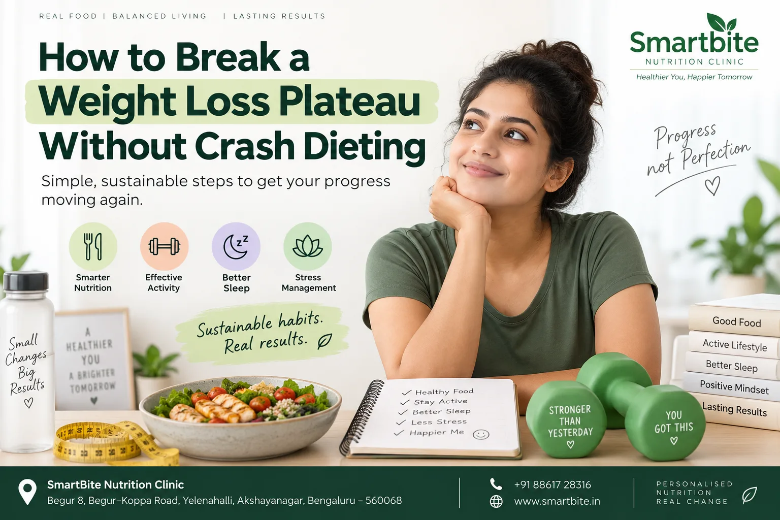 How to Break a Weight Loss Plateau Without Crash Dieting