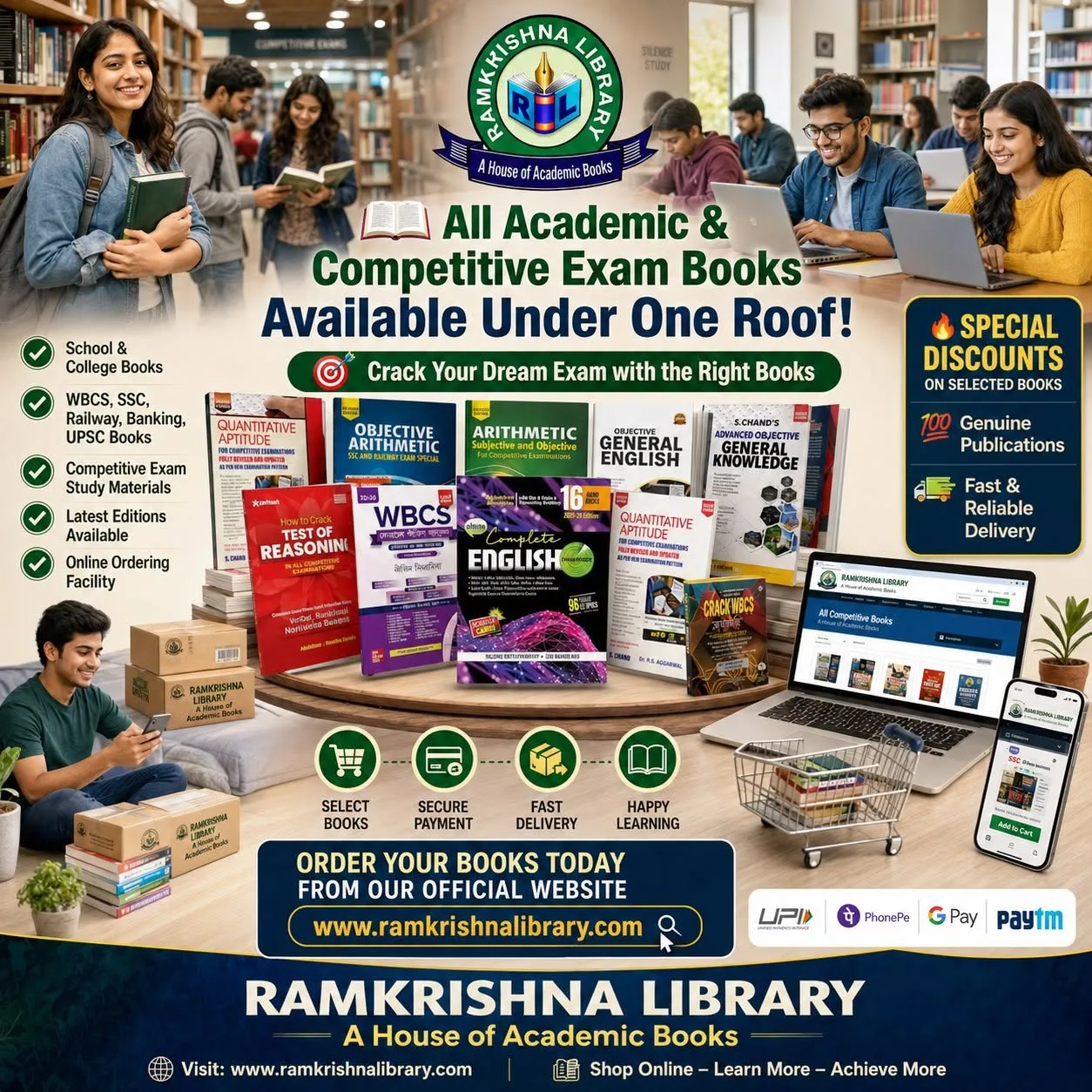 Your Gateway to Knowledge: Why You Should Buy Books in Durgapur at Ramkrishna Library