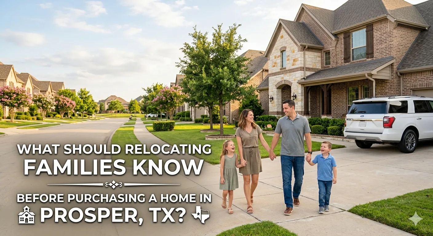 What Should Relocating Families Know Before Purchasing a Home in Prosper, TX?