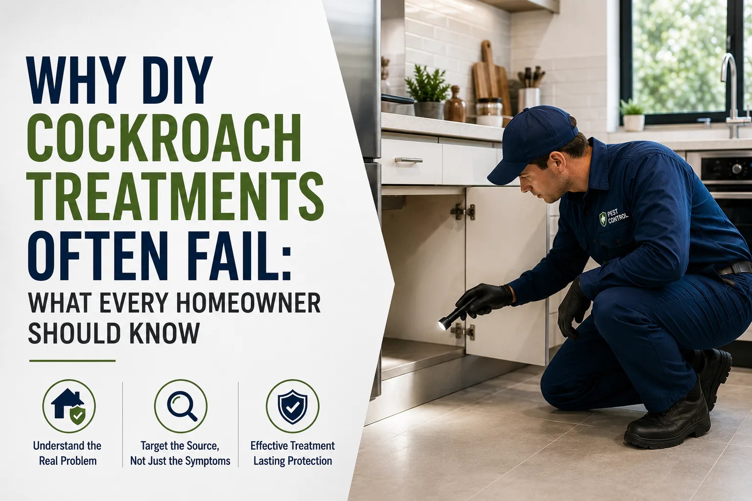 Why DIY Cockroach Treatments Often Fail: What Every Homeowner Should Know