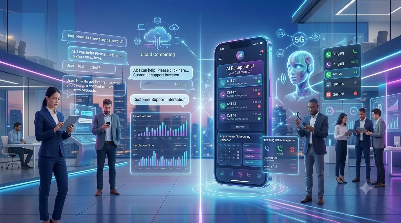 AI Chatbots vs AI Receptionists: What Businesses Need