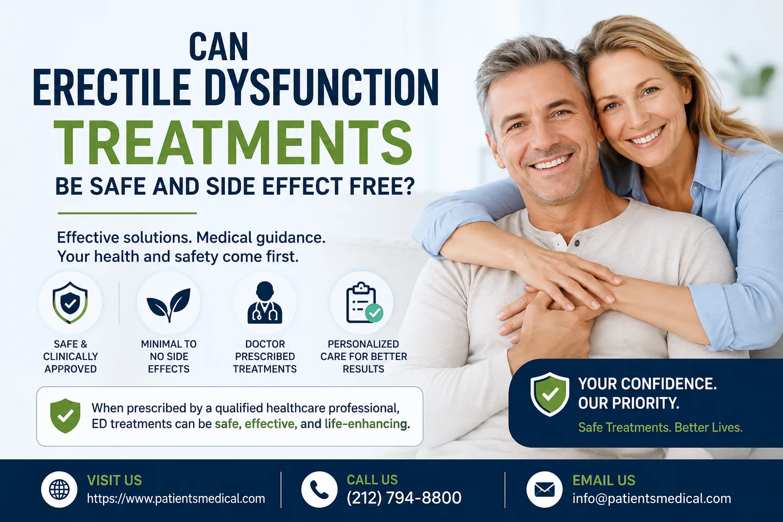 Can Erectile Dysfunction Treatments Be Safe and Side Effect Free?