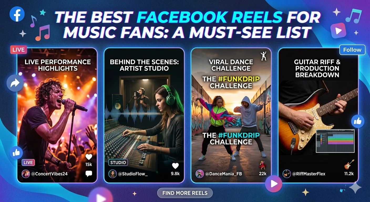The Best Facebook Reels for Music Fans: A Must-See List