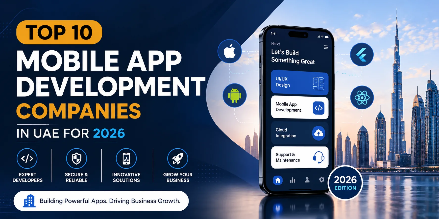 Top 10 Mobile App Development Companies in Ajman for 2026