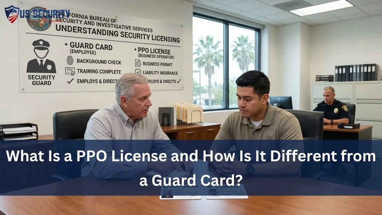 What Is a PPO License and How Is It Different from a Guard Card?
