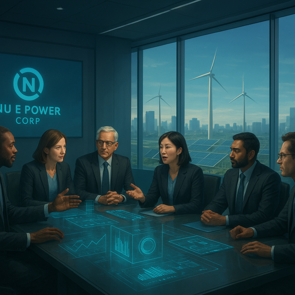Rethinking Energy Leadership: NU E Power Corp.'s Bold Digital and Strategic Leap